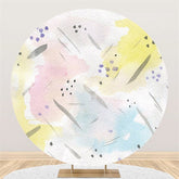 Abstrakt Graffiti Stil Kreis Glücklich Geburtstag Hintergrund